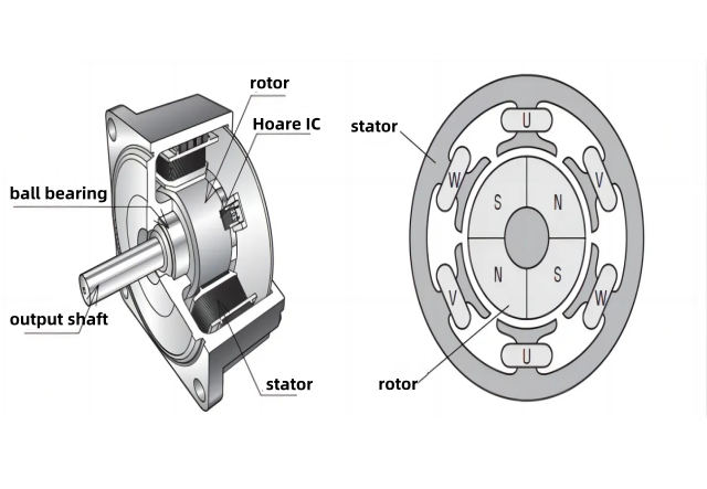 Structural principle and characteristics of brushless motor